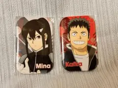 【怪獣8号】日比野カフカ/亜白ミナ 縦型缶バッジ