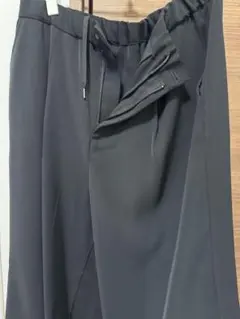 ドレープオーバーサイズWテーラージャケット＋タックワイドストレートイージーパンツ