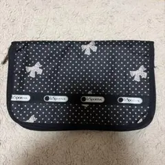 LeSportsac ドット柄ポーチ　通帳ケース　母子手帳ケース