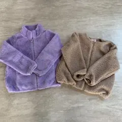 ジャケット　上着　フリース　2点まとめ売り　130 140