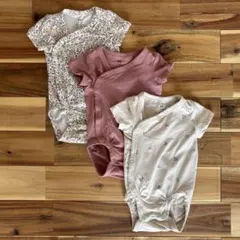H&M ボディスーツ 3枚セット 新生児 60