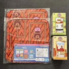 一番くじ 星のカービィ タオル　グラス　セット