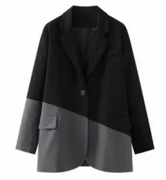 ❣️テーラードジャケット❣️バイカラー 個性 XL おしゃれ オーバーサイズ