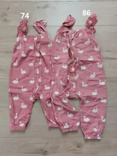 H&M　サロペット２枚セット