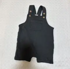 H&M《サイズ70(4〜6month)》ロンパース　オーバーオール　ダークグレー