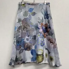 mila schonミラーション★シルク花柄☆フレアスカートのサムネイル