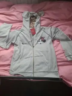 ミニー 耳付きフリースパーカー