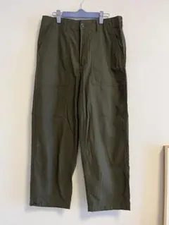 GU オリーブ カーゴパンツ