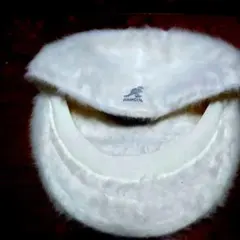 KANGOL ホワイト ハンチング帽。最終値下げ