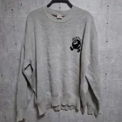 JUST WRITING COOPER//セーター/FREE/アクリル/GRY