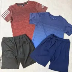 【4点セット】adidas ユニクロ キッズ スポーツウェア 130・140cm