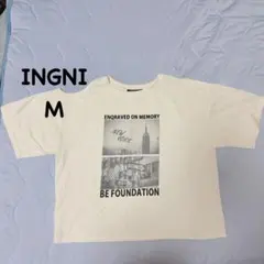 INGNI Mサイズ ホワイト Tシャツ　肩出し
