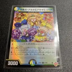 大集合!アカネ&アサギ&コハク　ホイル　デュエナマイトパック版