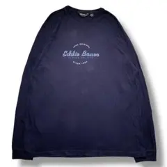 F789　【即購入OK】　Eddie Bauer　ロンT　サイズL　ブラック