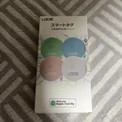 新品 LGQE スマートタグ 4色セット GPS全球超強信号MFI認証済み