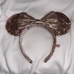 ミッキーマウス耳カチューシャ ローズゴールド