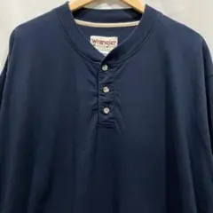 ラングラー ヘンリーネック Tシャツ ネイビー ビッグサイズ 2XL アメカジのサムネイル