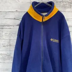 Colombia フリース フルジップ 希少色 刺繍ロゴ