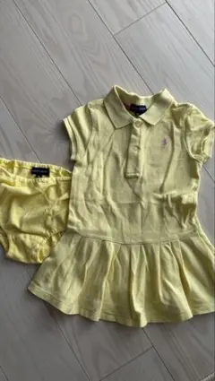 ラルフローレン ワンピース 90 黄色