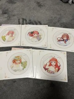 映画五等分の花嫁のtsutaya限定有償特典アクリル フィギュアプレート