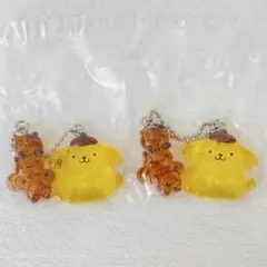 【サンリオ】なかよしドロップチャーム ポムポムプリン＆チームプリン 2点セット