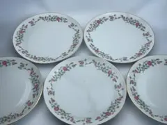 Sango Fine China 皿 5枚セット 花柄 金彩のサムネイル