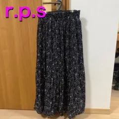 ほぼ新品☆r.p.s 花柄プリーツロングスカートのサムネイル