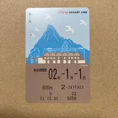 ディズニーフリーきっぷ　リゾートライン