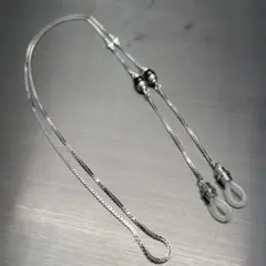 MIKIMOTOメガネチェーン シルバー メタル MIKIMOTO ミキモト メガネチェーン パールチェーン｜Yahoo