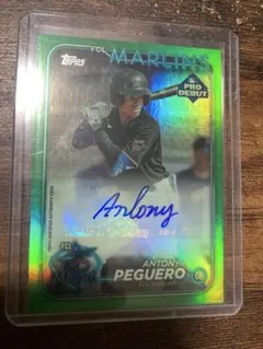 MLB ANTONY PEGUERO AUTOGRAPH topps