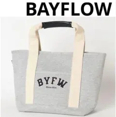 BAYFLOW ベイフロー [A4サイズ収納可能]スウェットロゴトートMのサムネイル