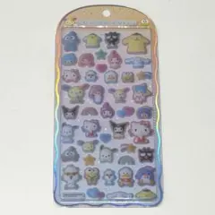 新品未開封　コットンパフィーシール　サンリオ　ボンボンドロップシール 正規品