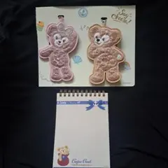 値下げ　Disney ディズニーシーダッフィー&フレンズ　ワッペンバッチ　メモ帳