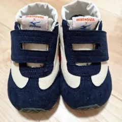 ミキハウス × ミズノ コラボ スニーカー ネイビー　13センチ