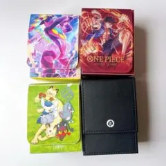 デッキケース　4種　まとめ売り　ポケカ　ワンピースのサムネイル