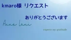 kmaro様リクエスト 専用ページ