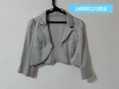 ★美品★PREFERENCE PARTY'S　ボレロ　シルバー　38　日本製