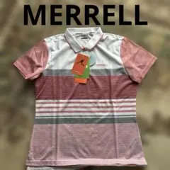 MERRELL ポロシャツ ボーダー柄 新品のサムネイル