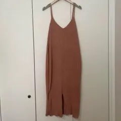 KBFリブ編み キャミワンピース