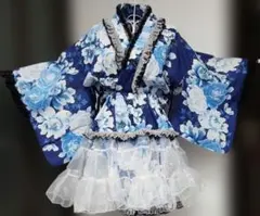 浴衣ドレス♡地雷♡量産♡姫系♡セパレートタイプ♡大人可愛い♡帯