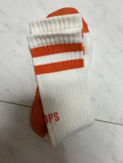 atmos ソックス　オレンジ