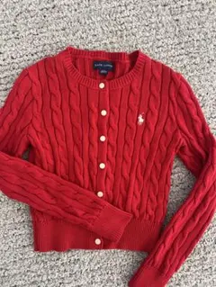 Ralph Lauren レッド カーディガン