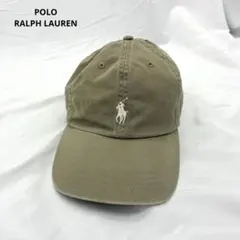 ポロラルフローレン キャップ コーデュロイ ブラウン レザーベルト