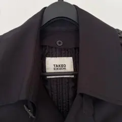 TAKEO KIKUCHI ブラック トレンチコート ライナー付き ベルト有 Lのサムネイル