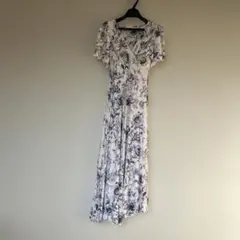 SNIDEL HOME 花柄 ロングワンピース 半袖