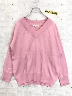 GLOBAL WORK グローバルワーク Vネックニット シンプル セーター