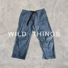 WILD THINGS ワイルドシングス kato コラボ　デニムパンツ 7分丈