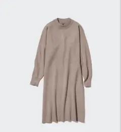 新品！スフレヤーン モックネックワンピース