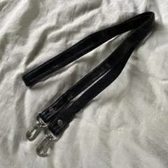 黒いストラップ 合成皮革 ナイロン製