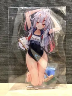 ホロライブ　C106 百鬼あやめ　アクリルスタンド　はげちゃった